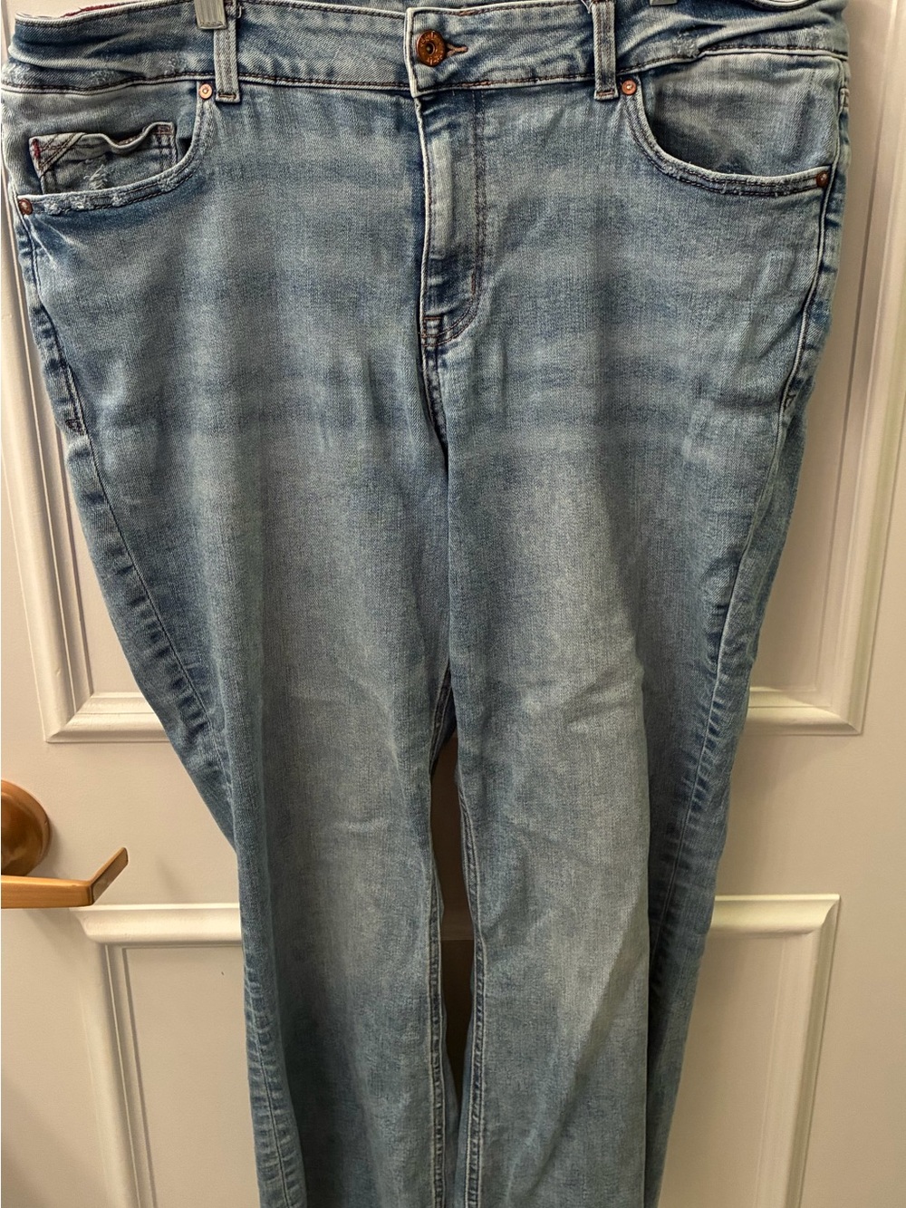 Edgely by Maurices Light Blue Flared Women's Jeans
